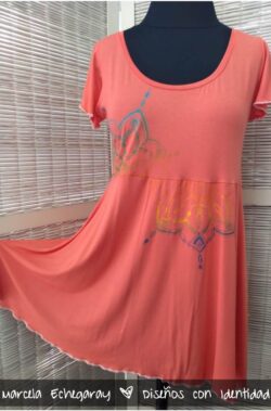 Vestido manga corta [5045] talle 2